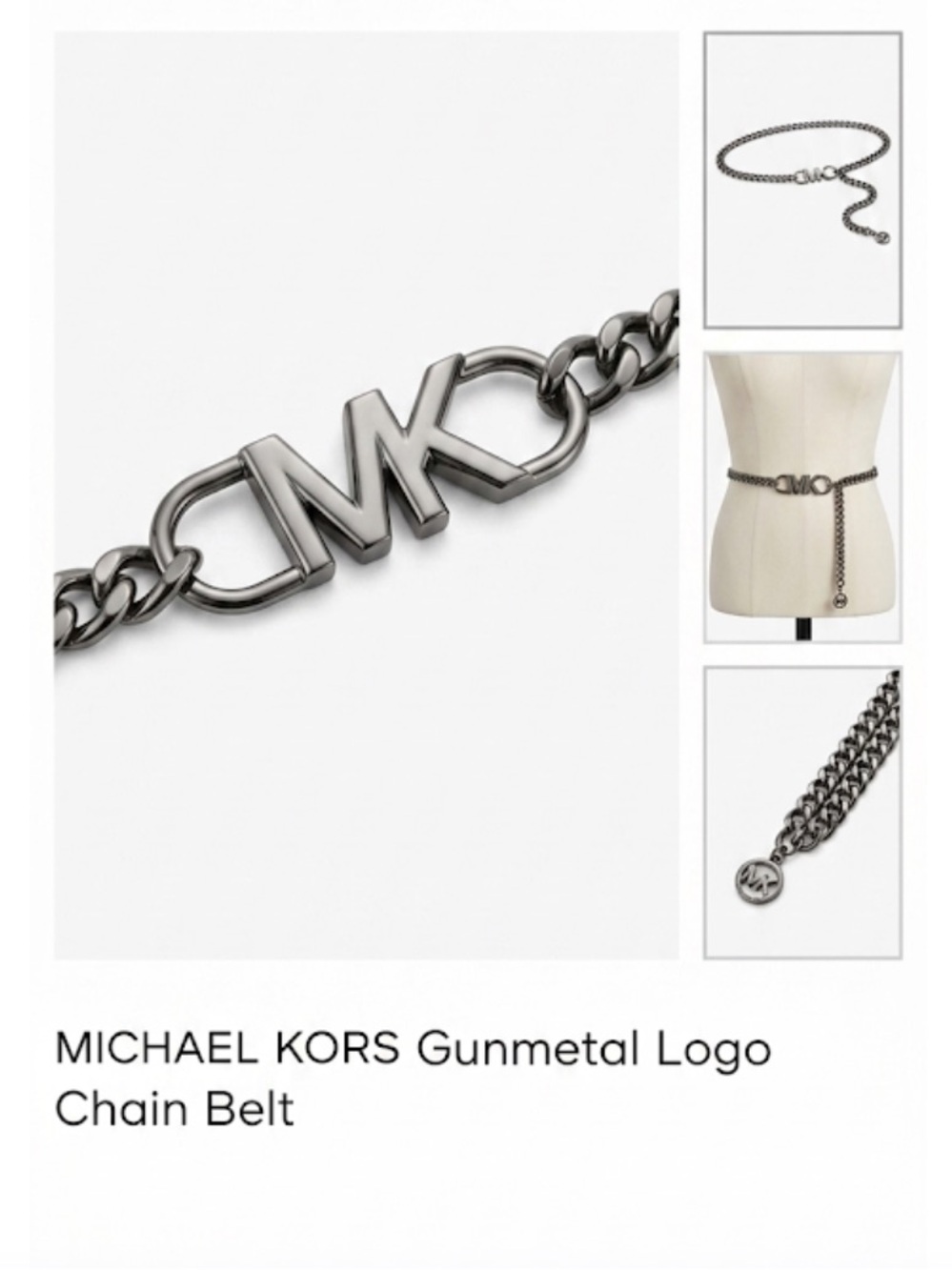 Michael Kors Chain Designer Belt